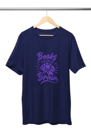 Premium Navy Blue Regular Fit Tshirt for Men - 180 GSM Cotton | Fullmoon Styles