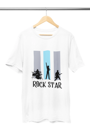 Premium White Regular Fit Tshirt for Men - 180 GSM Cotton | Fullmoon Styles