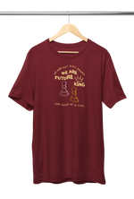 We Are Future Kings Women Regular Fit Tshirt 180 Maroon Regular Fit Tshirt - Premium Cotton Women Wear