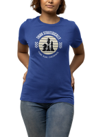Comfortable Women Regular Fit Tshirt in Royal Blue - 180 GSM | Fullmoon Styles