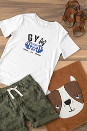 Premium White Regular Fit Tshirt for Kids - 180 GSM Cotton | Fullmoon Styles