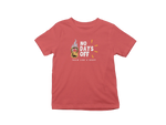 Kids Regular Fit Tshirt - No Days Off Kids Regular Fit Tshirt 180 Red | Fullmoon Styles