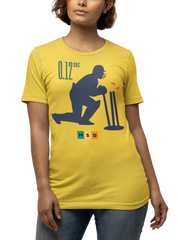 Comfortable Women Regular Fit Tshirt in Yellow - 180 GSM | Fullmoon Styles