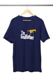 Premium Navy Blue Oversized for Men - 210 GSM Cotton | Fullmoon Styles