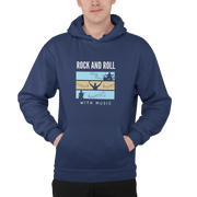 Comfortable Men Regular Fit Hoodie in Navy Blue - 320 GSM | Fullmoon Styles
