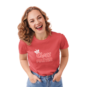 Comfortable Women Regular Fit Tshirt in Red - 180 GSM | Fullmoon Styles