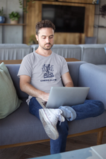 Chess Club Men Regular Fit Tshirt 180 Gray Regular Fit Tshirt - Premium Cotton Men Wear